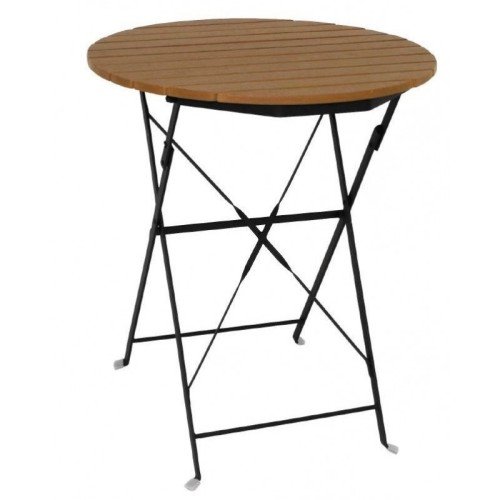 Terrasse Tisch Klappbar mit Untergestell Durchmesser 600x720mm