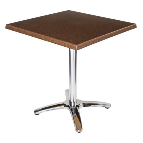 Terrasse Tisch mit Untergestell  700x700x710mm