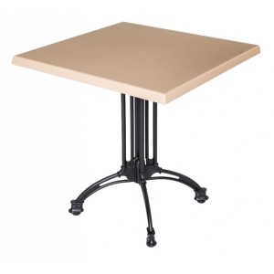 Terrasse Tisch mit Untergestell  700x700x760mm