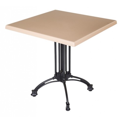 Terrasse Tisch mit Untergestell  700x700x760mm