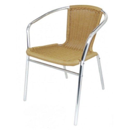 Terrassenstuhl  creme 470x580x760mm