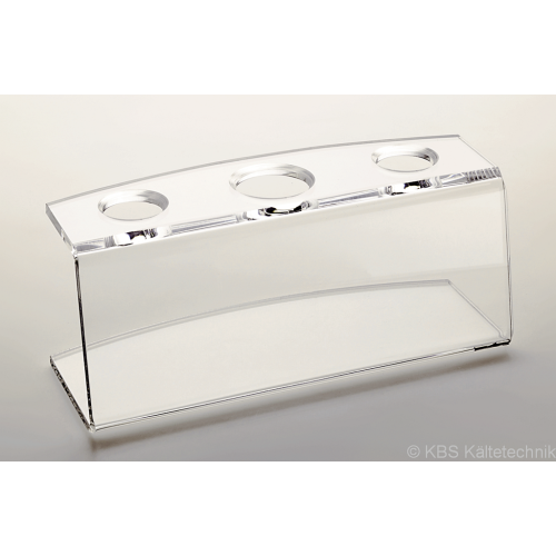 Eishörnchenhalter Plexiglas Lochanzahl 3