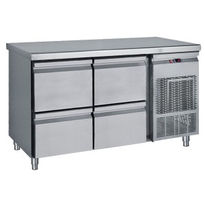 Kühltisch mit 4 Schubladen Passend Kühltisch mit 4 Schubladen Passend