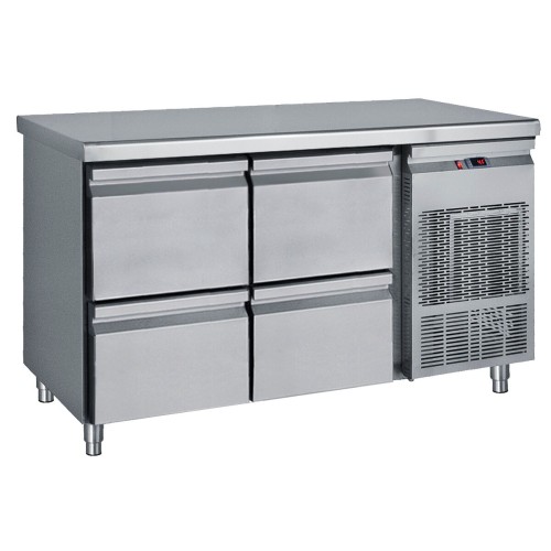 Kühltisch mit 4 Schubladen  Passend