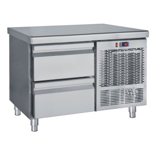 Kühltisch mit 2 Schubladen Passend für 1/1 GN Kühltisch mit 2 Schubladen Passend für 1/1 GN