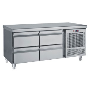 Kühltisch für Unterbau mit 4 Schubladen Kühltisch für Unterbau mit 4 Schubladen