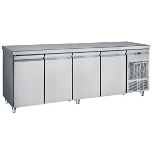 Kühltisch mit 4 Türen Passend für 1/1 GN Kühltisch mit 4 Türen Passend für 1/1 GN