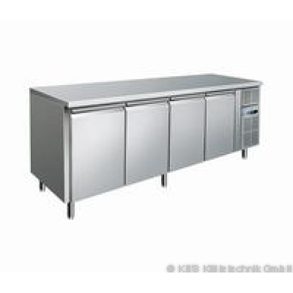 Kühltisch mit Aufkantung 4 Tür-2230x600x860mm