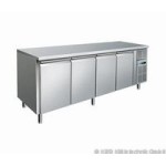 Kühltisch mit Aufkantung 4 Tür-2230x600x860mm