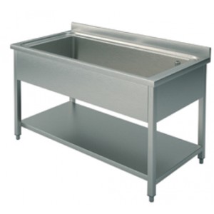 Profi Spültisch für Topfspüle 1800x700x850mm Profi Spültisch für Topfspüle 1800x700x850mm