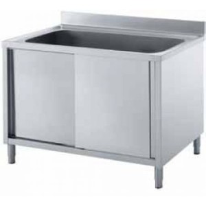 Profi Spülschrank für Topfspüle 2400x700x850mm Becken 1260x510x4 Profi Spülschrank für Topfspüle 2400x700x850mm Becken 1260x510x4