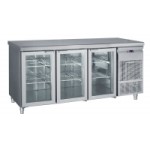 Tiefkühltisch mit 3 Glas Türen 1950x700x850mm