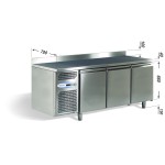 Studio 54 EN 600x400mm Bäckerei-Tiefkühltisch DAIQUIRI  3 Türe M