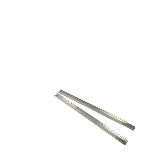 Edelstahl Paar Schienen U Form