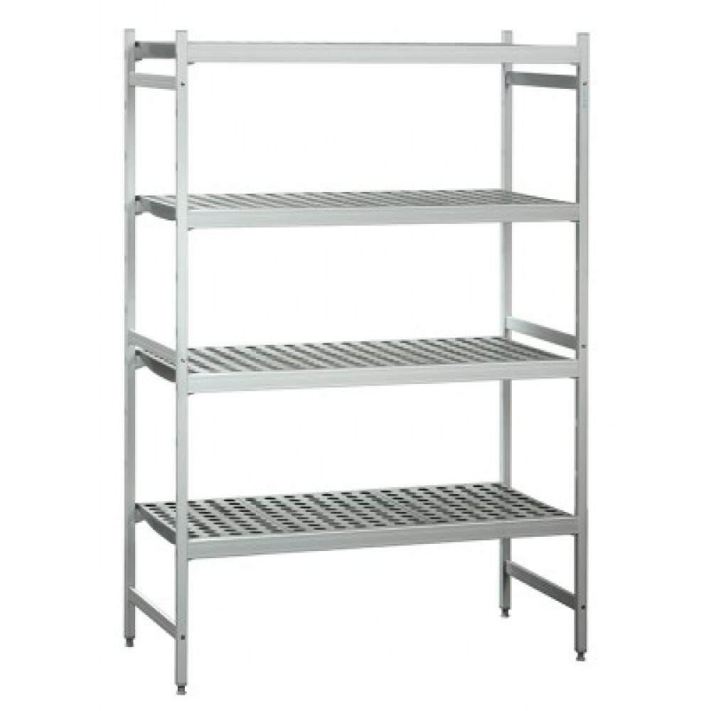 Grundregalsysteme für Kühlzellen 3 Böden BxTxH 1300x370x1670mm Grundregalsysteme für Kühlzellen 3 Böden BxTxH 1300x370x1670mm