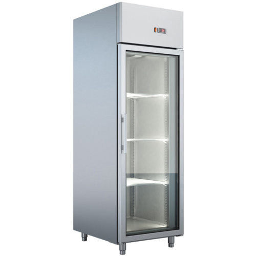 Gewerbekühlschrank Glastür Umluft  / 700x820x2070mm