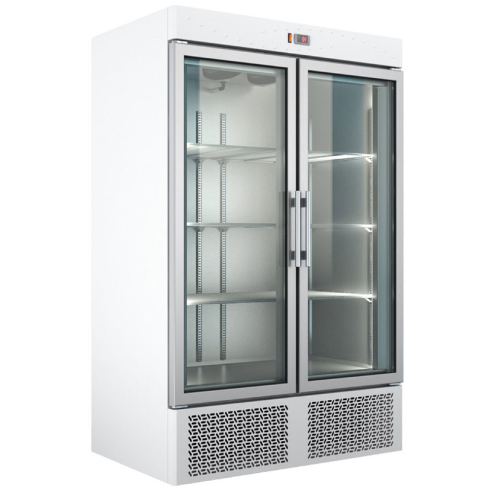 Gewerbekühlschrank Glastür Umluft / 1370x720x2000mm Gewerbekühlschrank Glastür Umluft / 1370x720x2000mm