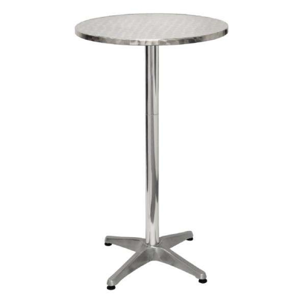Bolero Bistrotisch Edelstahlplatte Rund Ø 60cm