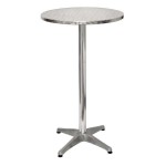 Bolero Bistrotisch Edelstahlplatte Rund Ø 60cm
