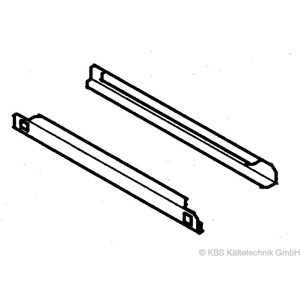 Auflagenschienenpaar für kühltische
