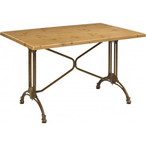 Tischgestell Gussaluminium,Bambus Opik