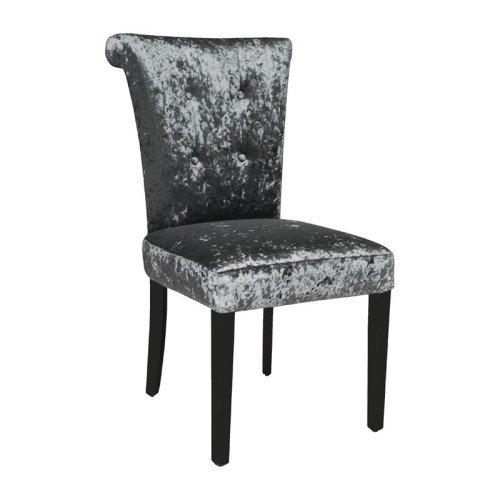 Essstühle Samt für Restaurants u.Hotels Grau