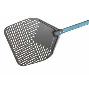 Evoluzione pizzaschaufel rechteckig perforiert aus eloxiertE37RF