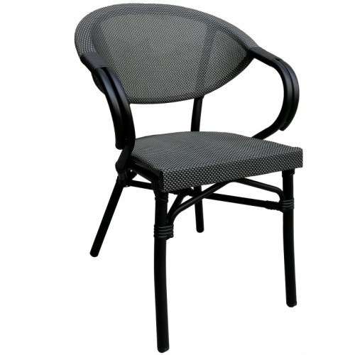 Terrassenstuhl  aus Kunststoffrattan