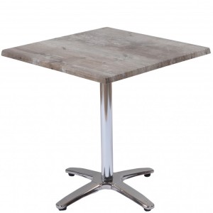 Terrasse Tisch mit Untergestell  600x600x760mm