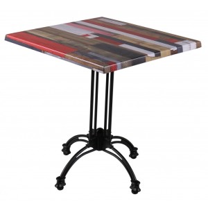 Terrasse Tisch mit Untergestell  700x700x760mm