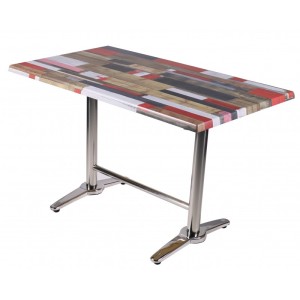 Terrasse Tisch mit Untergestell  1200x700x760mm