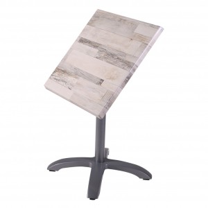 Terrasse Tisch mit Untergestell Klappbar 700x700x760mm