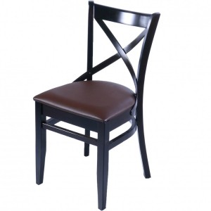 Restaurantstuhl mit Polstersitz Lilia Braun Restaurantstuhl mit Polstersitz Lilia Braun