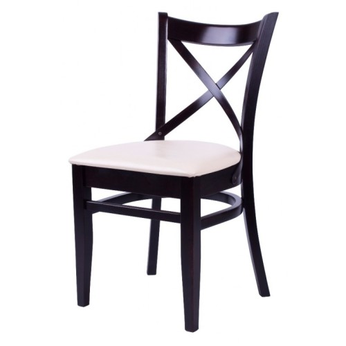 Restaurantstuhl mit Polstersitz Lilia Weiß