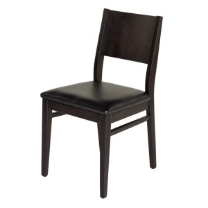 Restaurantstuhl mit Polstersitz Serena Schwarz Restaurantstuhl mit Polstersitz Serena Schwarz