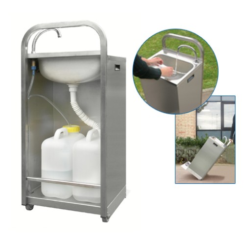 Mobiles Handwaschbecken +Papierhandtuchspender+Abfall-Kunststoff Mobiles Handwaschbecken +Papierhandtuchspender+Abfall-Kunststoff