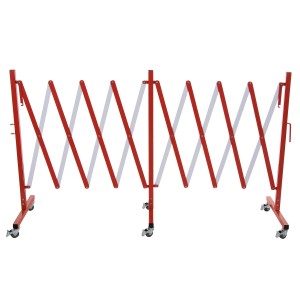  Absperr-Scherensperre 4 m rot weiß