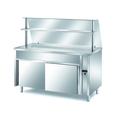 Ausgabe Warmhaltetisch 1500x700x1400mm