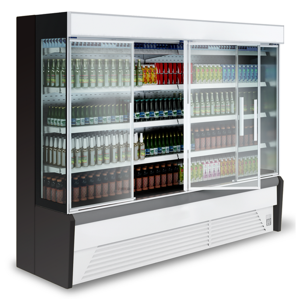 KBS  Wandkühlregal Bali Pro 132 mit Drehtüren